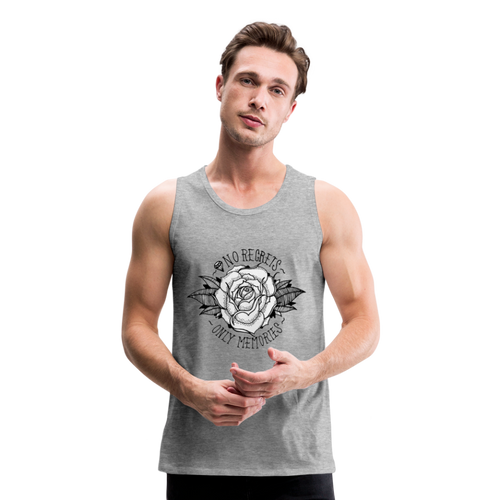 Men’s No Regrets Tank - heather gray