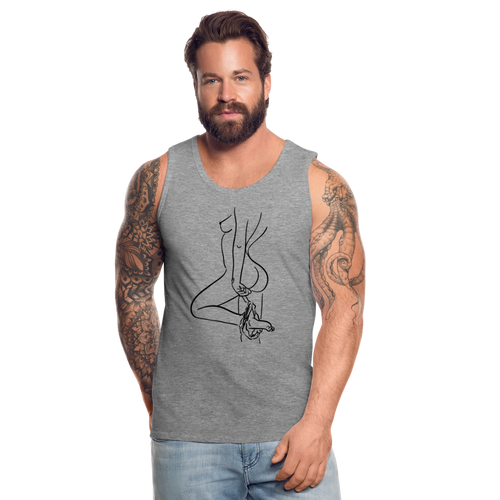 Men’s Naked Lady Tank - heather gray