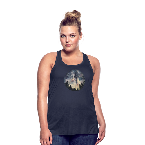 Women's Moon Tank Top - navy