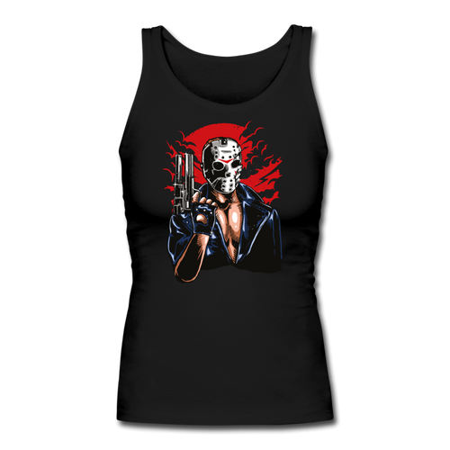 Women's Gun Horror Tank - black