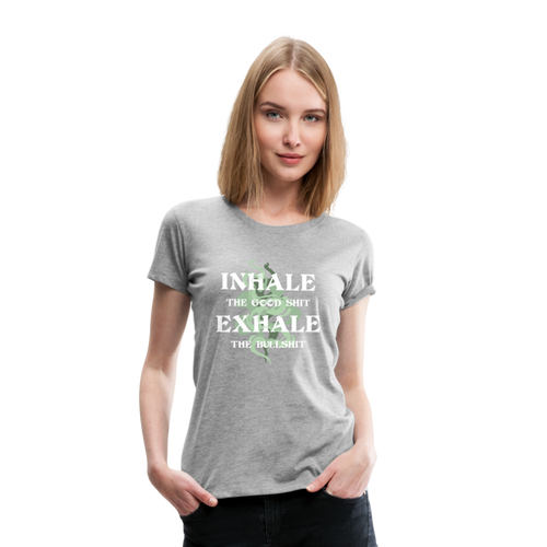 Women’s Inhale T-Shirt - heather gray