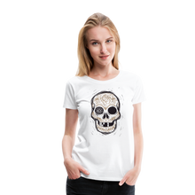 Load image into Gallery viewer, Women’s Skull T-Shirt - white
