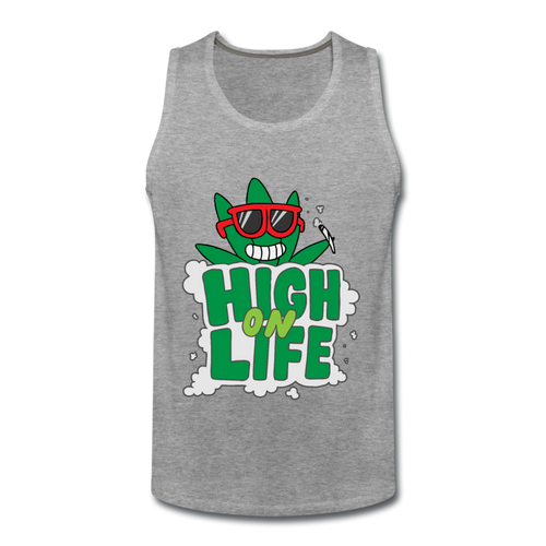 Men’s High on Life Tank - heather gray