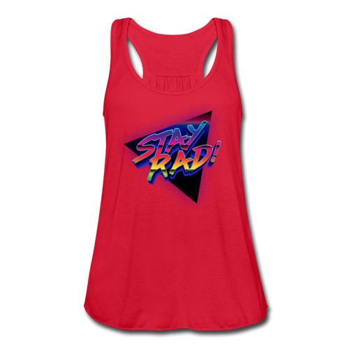 Women's Stay Rad Tank Top - red