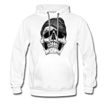 Load image into Gallery viewer, Men’s Hoodie Skull Hoodie - white
