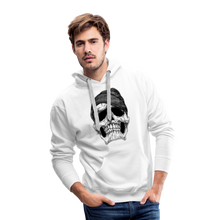 Load image into Gallery viewer, Men’s Hoodie Skull Hoodie - white
