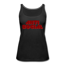 Load image into Gallery viewer, Women’s Anti Social Tank Top - black
