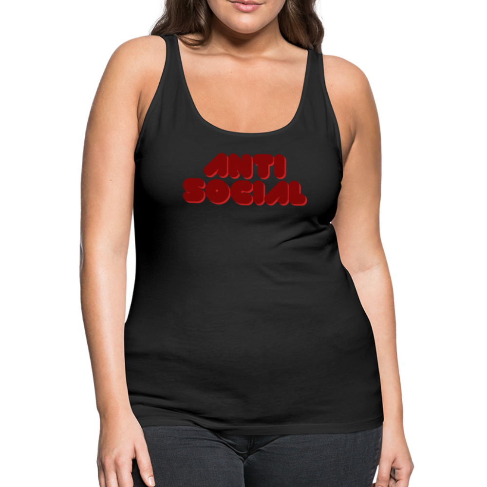 Women’s Anti Social Tank Top - black