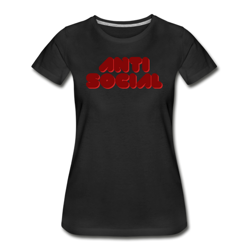 Women’s Anti Social T-Shirt - black