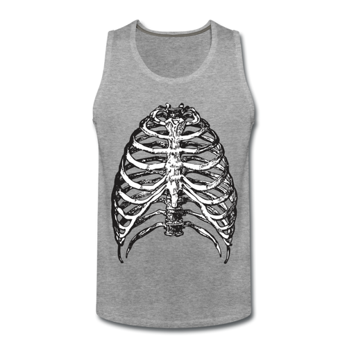 Men’s Ribs Tank - heather gray