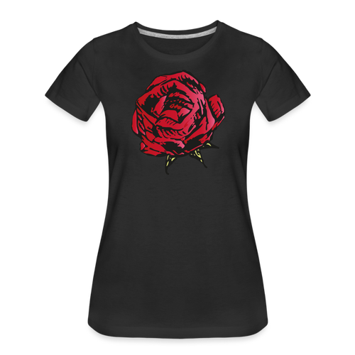 Women’s Rose T-Shirt - black