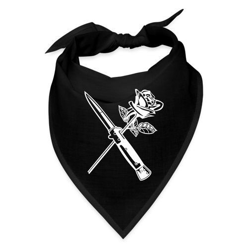 Rose Blade Bandana - black