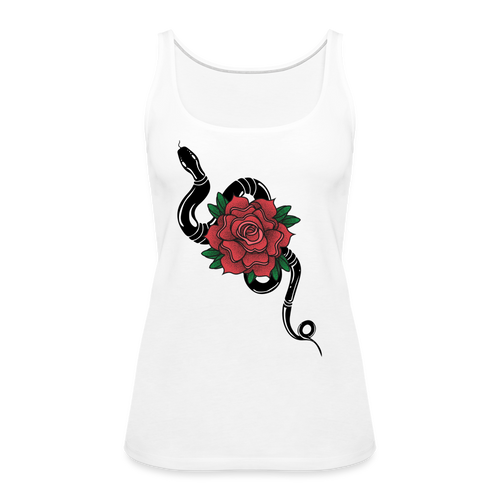 Women’s Snake Tank Top - white