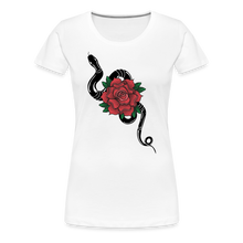 Load image into Gallery viewer, Women’s Snake T-Shirt - white
