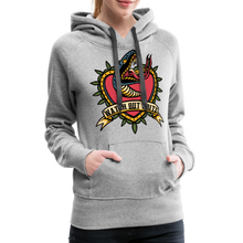 Load image into Gallery viewer, Women’s Snake Bite Hoodie - heather grey
